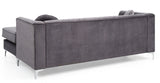 Delray - Micro Suede Sofa Chaise