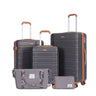 5 Piece Set Hard Case Spinner Wheels Luggage Sets With Tsa Lock