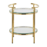 Rhonda - Side Table - Gold
