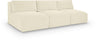 Shaggy - 3 Seat Modular Armless Sofa