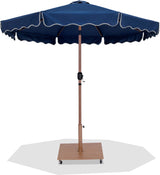 Amalfi - Aluminum Patio Umbrella - Light Brown Base / Light Brown Pole
