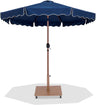 Amalfi - Aluminum Patio Umbrella - Light Brown Base / Light Brown Pole