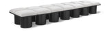 Pavilion - 14 Piece Modular Bench With Black Base