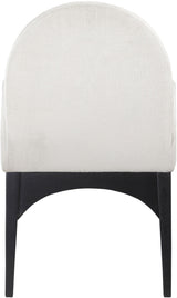 Waldorf - Chenille Dining Arm Chair With Black Legs