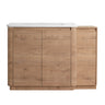 Freestanding Bathroom Vanity With Sink, 1 Small Storage Cabinet, Soft Close Door