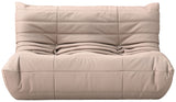 Relax - Vegan Leather 54.75" Upholstered Loveseat - Tan