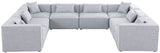 Cube - Linen 8 Piece Modular Sectional