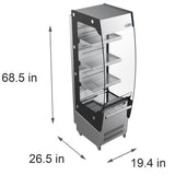 26 in. Open Air Grab and Go Refrigerator - 7.7 Cu Ft. CDAU-7C-SS