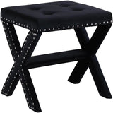 Upholstered Accent Bench With Nailhead Trim