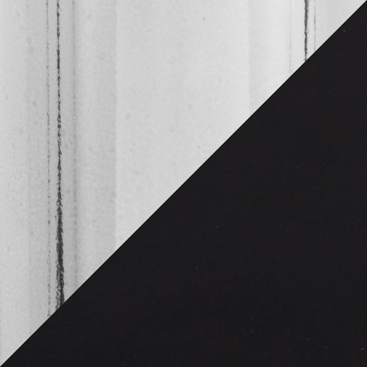 Canary - Counter Table - Chrome Metal, Black Mdf