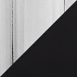Canary - Counter Table - Chrome Metal, Black Mdf