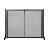 Samantha - Iron Fireplace Screen 2 Door Design