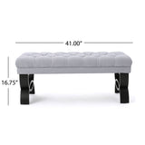 Hilton - Ottoman Bench Classic Style