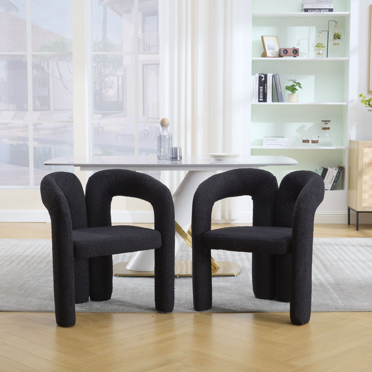 Coolmore Contemporary Designed Accent / Dining Chair With Armrests