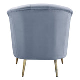 Bayram - Chair - Light Gray Velvet
