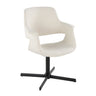 Vintage Flair - Mid-Century Modern Swivel Accent Chair With X-Pedestal Base