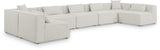 Cube - Linen 7 Piece Modular U-Shaped Sectional