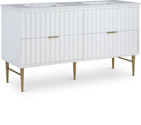 Modernist - Bathroom Vanity With Gold Legs