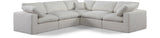 Comfy - 5 Piece Linen Modular Corner Sectional
