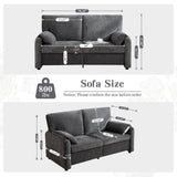 Modern Minimalist Down Filled Sofa