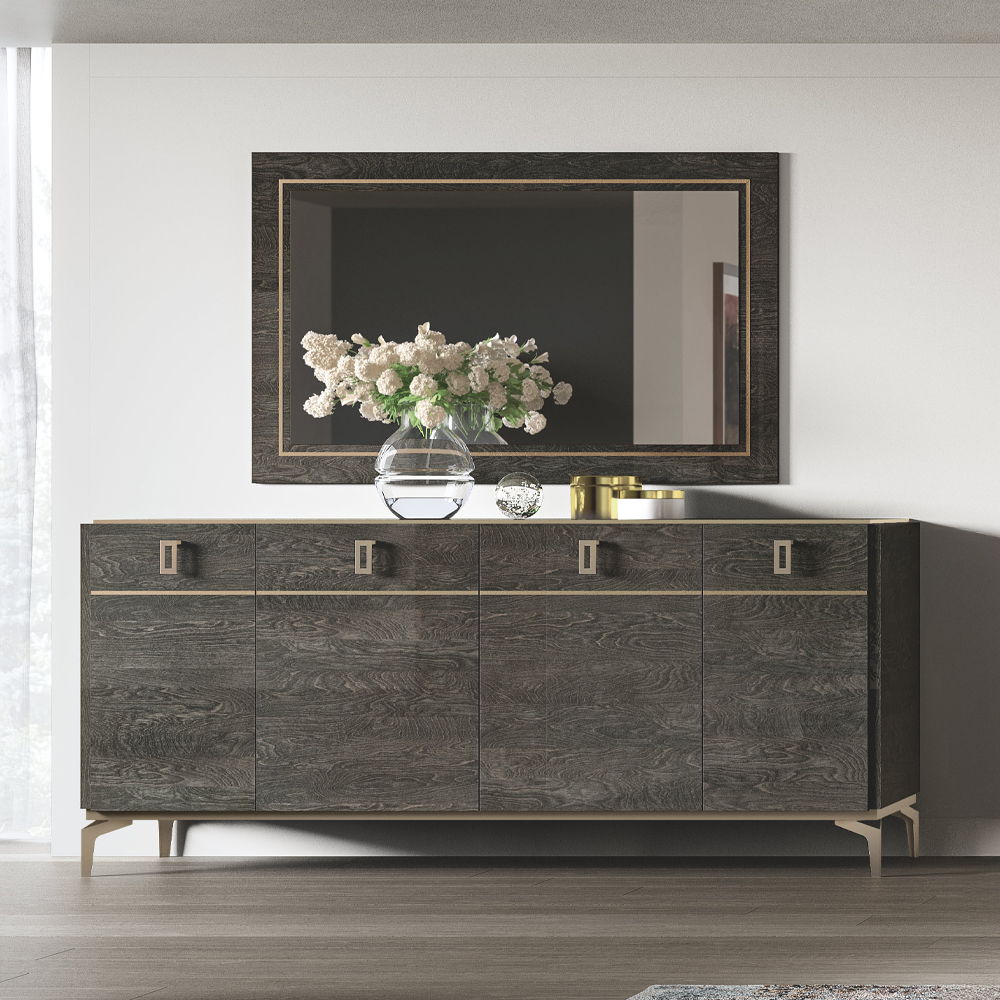 Venezia - Accent Mirror - Gray