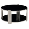 Round Table With Double Layer Storage