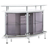 Gideon - Curved Glass Top Home Cabinet