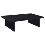 Max - Rectangular Engineered Laminate Coffee Table - Black