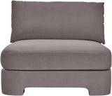 Hammond - Velvet Performance Fabric Upholstered Armless Chair