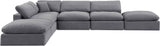 Comfy - 6 Piece Velvet Modular Sectional