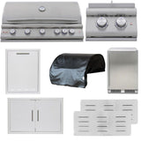 Blaze LTE+ 8-Piece 40-Inch Propane Outdoor Kitchen Package