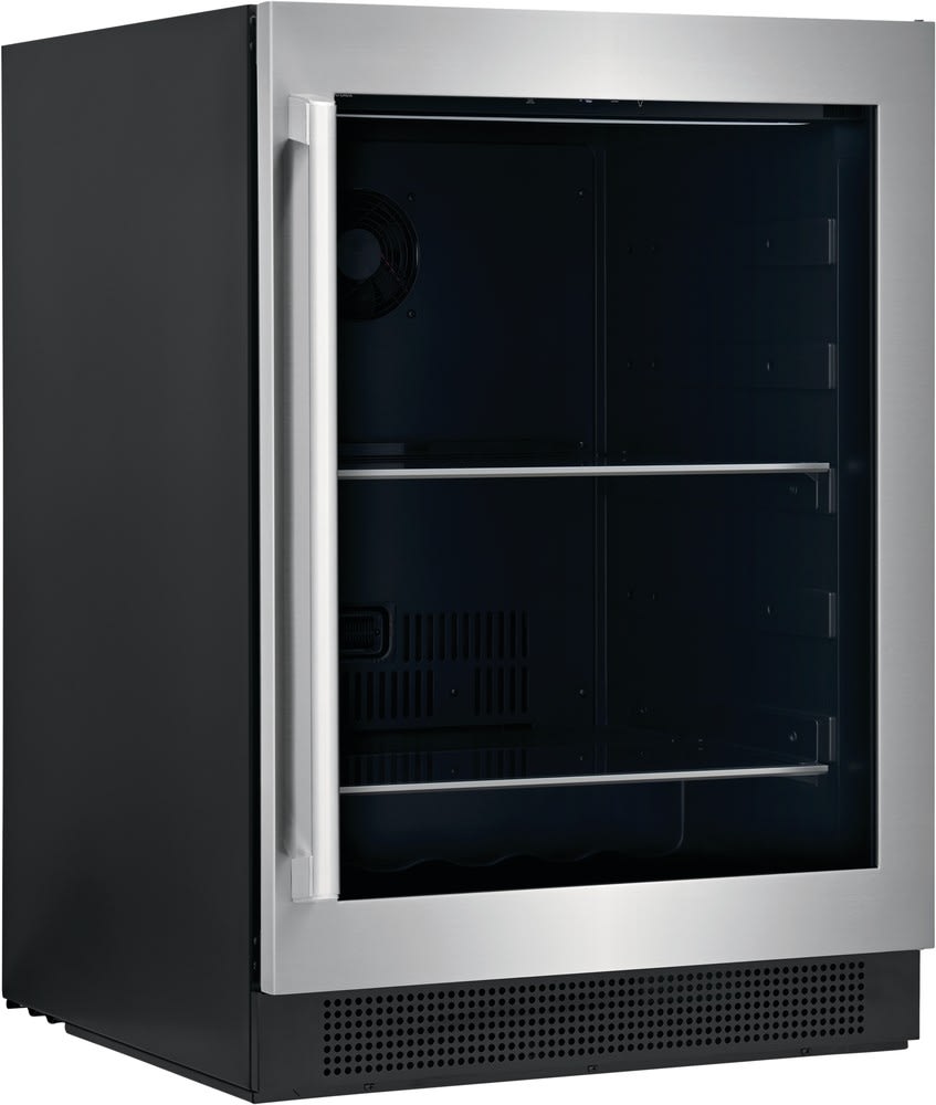 Electrolux EI24BC15VS 24 Inch Undercounter Beverage Center three quarter left view