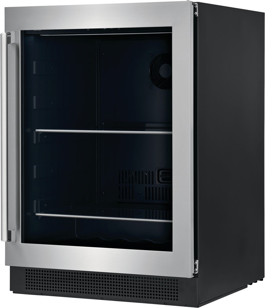 Electrolux EI24BC15VS 24 Inch Undercounter Beverage Center three quarter right view