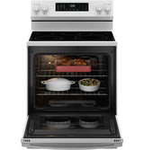 GE GRF600AVWW electric range - control panel