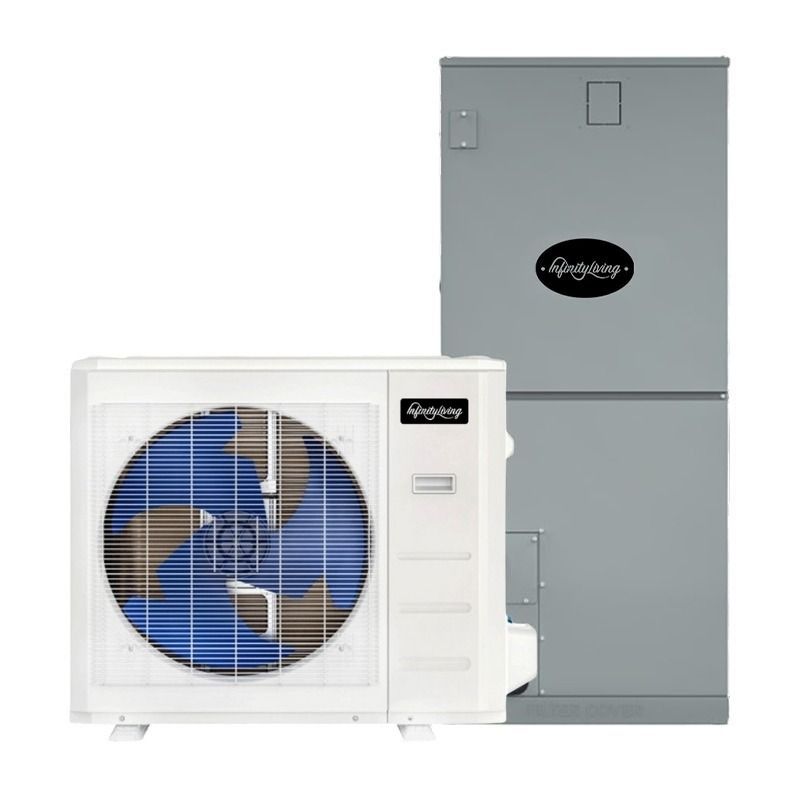 Infinity Living 1.5 Ton 18.4 SEER2 High Efficiency Heat Pump Split System - R454B Hyper Heat Inverter - Multi-Positional