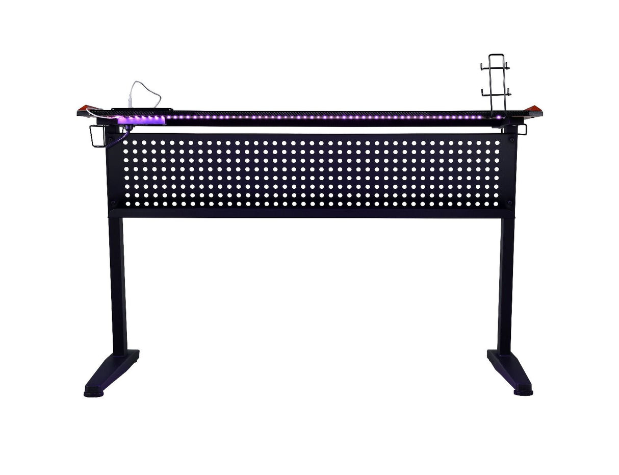 Dragi - Gaming Desk With USB - Black & Red