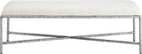 Valley - Bench With Silver Frame
