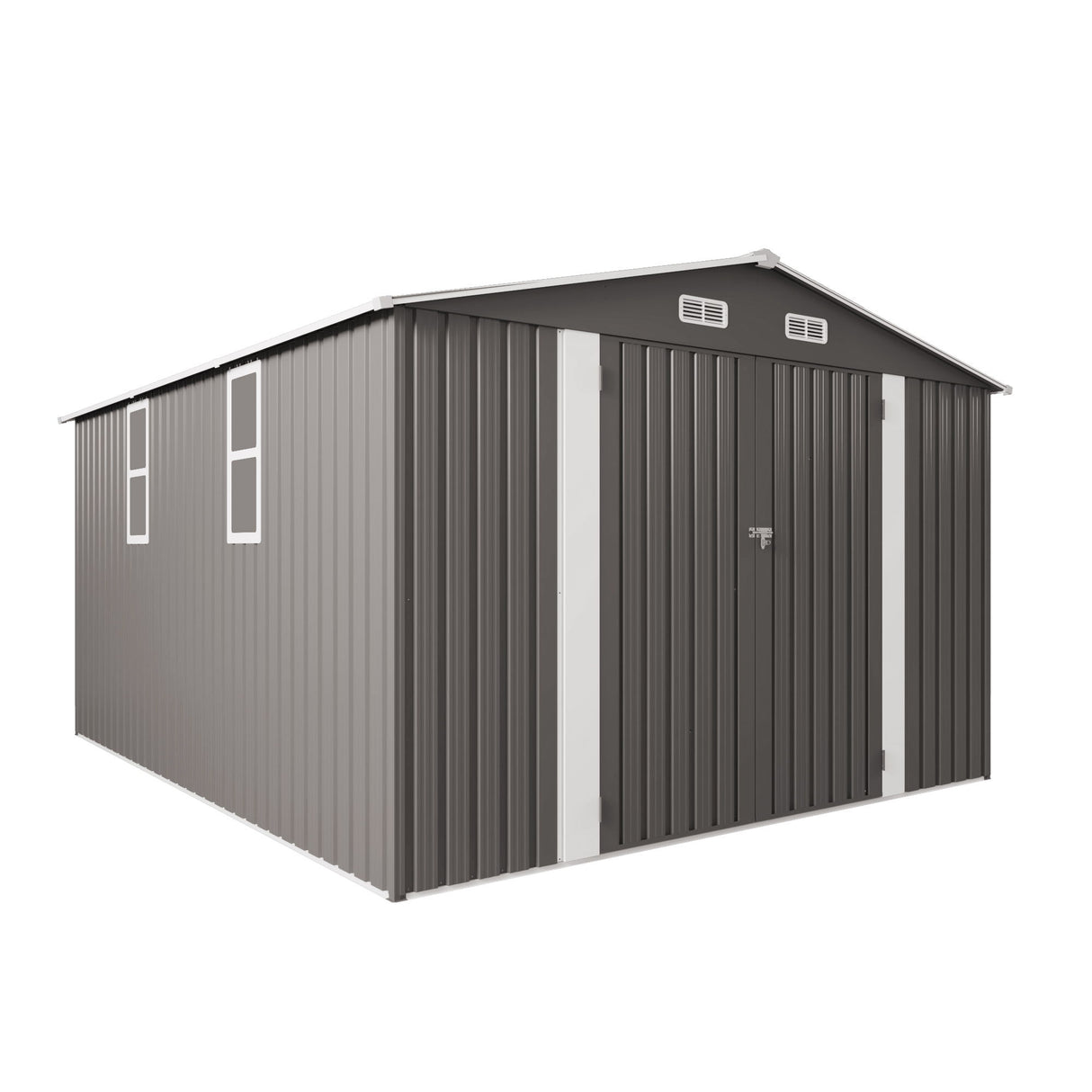 Large Outdoor Storage Shed With Lockable Door, Air Vent