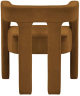Athena - Velvet Dining Chair - Saddle