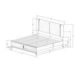 Brenda - Bed With LED Lighting