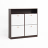 Modern Freestanding Shoe Storage Cabinet With 4 Flip Drawers