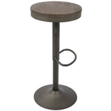 Dakota - Adjustable Barstool - Antique Metal