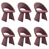 Angelina - Modern Curved Back Upholstered Dining Chair