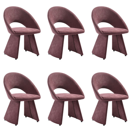 Angelina - Modern Curved Back Upholstered Dining Chair