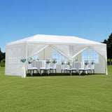10X20' Outdoor Garden Gazebo Wedding Party Tent Canopy Marquee With Removable Sidewalls