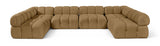 Orin - U-Shaped Velvet 6 Piece Modular Sectional