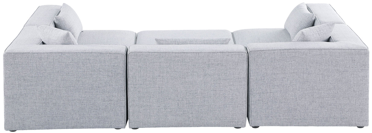 Cube - Linen 6 Piece Modular Sectional
