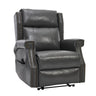 Manual Recliner Chair  With Heavy Duty Motion Mechanism, 8 Vibrating Nodes And 3 Massage Modes For Living Room