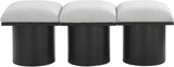 Pavilion - 3 Piece Modular Bench With Black Base