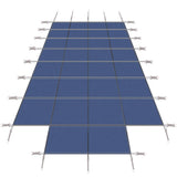 Pool Safety Cover, Fits 18 X 36Ft Rectangular Inground Winter Swimming Pools, High Strength Mesh - Blue